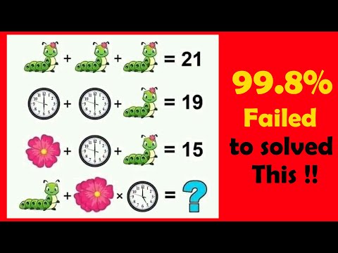 👉👉🧠Only For Genius | IQ Test For Genius Only | Math problems | 99.8 failed to solved it .