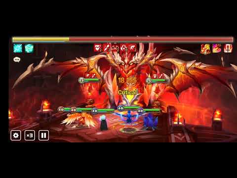 Summoners War Dragon Abyss Hard (safe team)? featuring Liesel #summonerswar