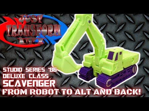 JUST TRANSFORM IT!: Studio Series '86 Deluxe Scavenger