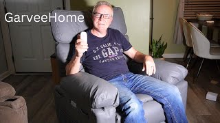GarveeHome Recliner with Heat and Vibrating Massage USB REVIEW