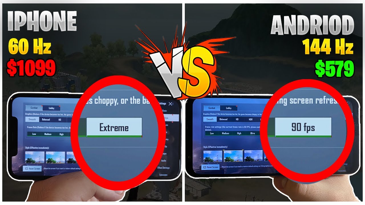 Is Android Better than iPhone for Gaming? | Red Magic 5S | 90FPS vs 60FPS | PUBG MOBILE