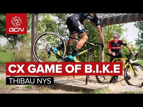 Cyclo-cross Game Of B.I.K.E With Thibau Nys | Who Has The Best CX Bike Handling Skills?