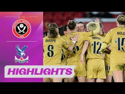 Ladd’s Stunning Debut Goal Seals Crystal Palace Win v Sheffield United | Highlights | BWSL 2 25/26