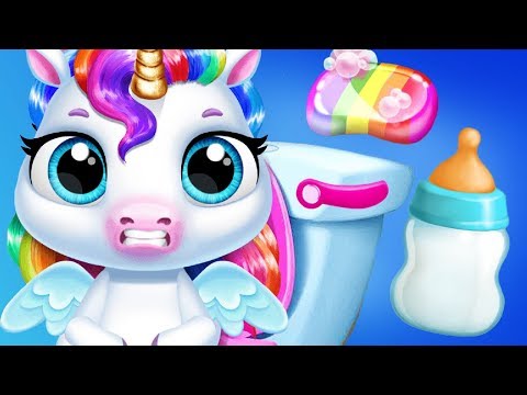 Fun Horse Care Games - My Baby Unicorn Pony Pet Care Makeover Dress Up Kids Games
