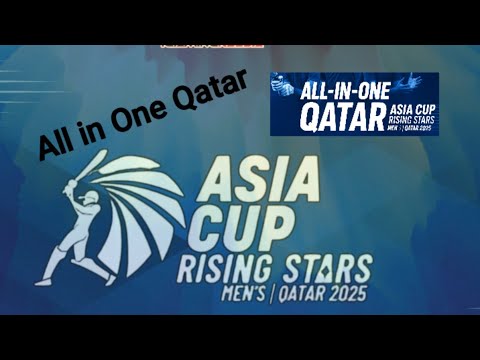 Asia Cup Rising Stars 2025 Behind-the-Scenes Prep You’ve NEVER Seen @AllinOneQatar2  