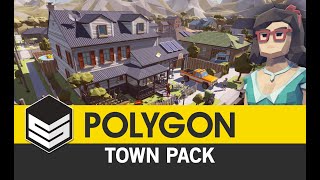 POLYGON Town Pack - Low Poly 3D Art by Synty video preview