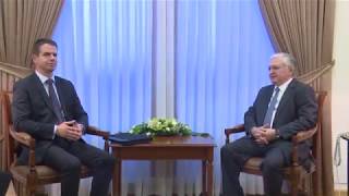 Новый посол Франции вручил копии верительных грамот министру иностранных дел Армении