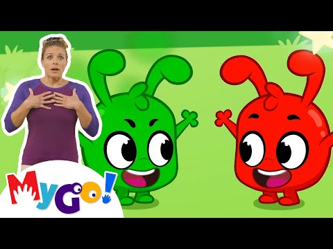 Orphles Angry Neighbour Mischief | MyGo! Sign Language For Kids | @MorphleTV | ASL