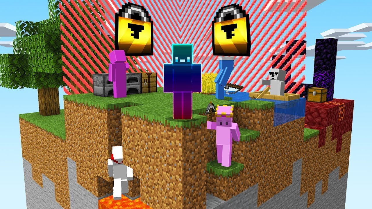 I Put 6 YouTubers In A Locked Chunk In Minecraft