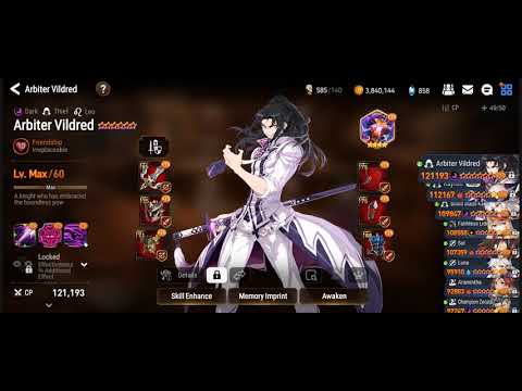 Epic Seven Arbiter Vildred Fast Build