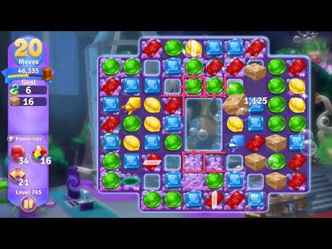 Wonka's World of Candy Level 745 NO BOOSTERS - A S GAMING ✔