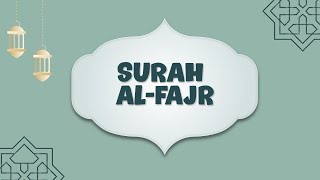 Bacaan Surah Al-Fajr