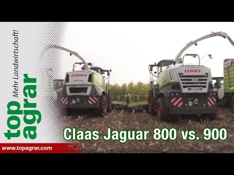 Systemvergleich: Claas Jaguar 800 und 900