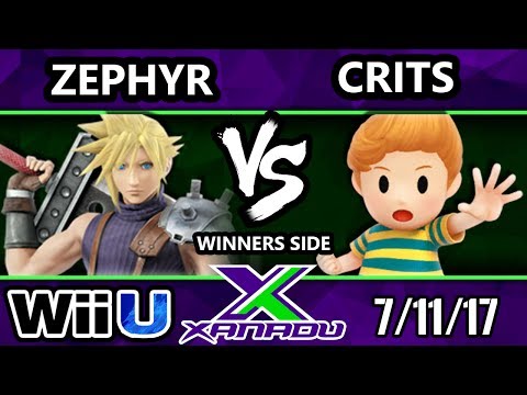 S@X 210 - Zephyr (Cloud) Vs. Crits (Lucas) - SSB4 Tournament - Smash 4 - Smash for Wii U.
