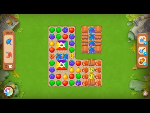 Gardenscapes level 12120 Gameplay #Bubunka