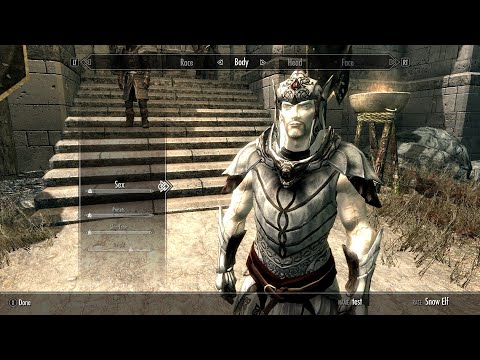 The Elder Scrolls V Skyrim Special Edition: Snow Elf Mod