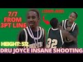 LEBRON JAMES HIGH SCHOOL TEAMMATE DRU JOYCE INSANE SHOOTING - 7 OF 7 FROM THREE POINT LINE