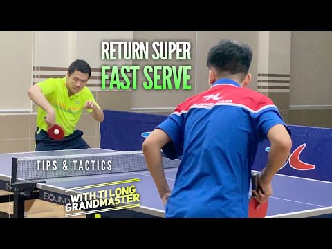 How to Return Fast Serve in Table Tennis | Tips and Tactics