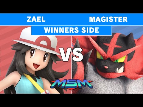 MSM 185 Zael (Pokemon Trainer) vs Magister (Incineroar) Winners Pools - Smash Ultimate