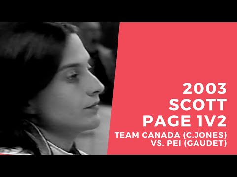 2003 Scott Tournament of Hearts - Page 1v2 Game - Team Canada (C. Jones) vs. PEI (Gaudet)