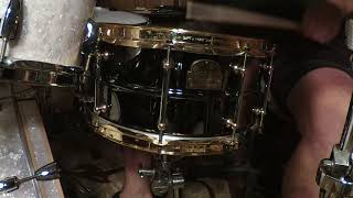 Video thumbnail for Pearl Steve Ferrone 6.5x14" signature brass snare drum by Double A