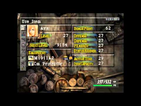 12. Parasite Eve Walkthrough - Warehouse - Crab Optional Boss