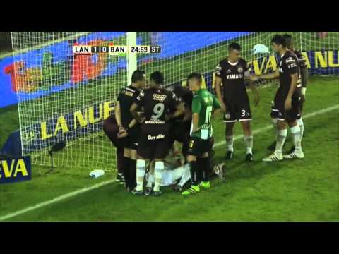 Salvó Monetti. Lanús 1 - Banfield 0. Fecha 12. Primera División 2016
