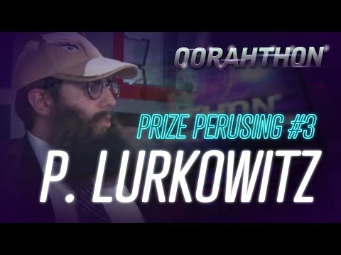 Prize Perusing #3 with Rabbi Pinchus Lurkowitz