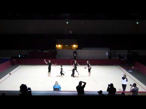 Ensemble Bielorussie entraînement 5ballons grand prix de Thiais 2012