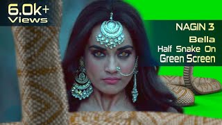 Bela Half Snake on Green Screen By Lights VFX Offi