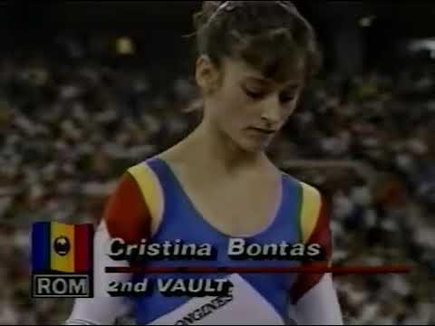 Cristina Bontas 🇷🇴 VT EF 9.881 1991 World Championships