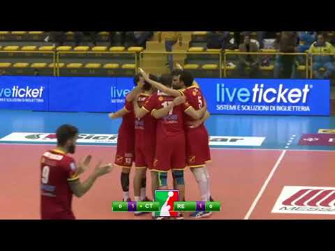Messaggerie Bacco Catania Vs Conad Reggio Emilia 3-2 - Gli Highlights