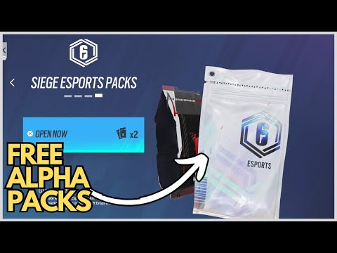 FREE R6 Siege ESports Packs RIGHT NOW!!!