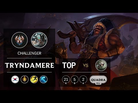 Tryndamere Top vs Camille - KR Challenger Patch 9.24