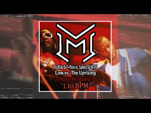 |Big Room| Flo Rida & T.Pain vs. SaberZ & KEVU - Low vs. The Uprising (MasterMix Mashup)