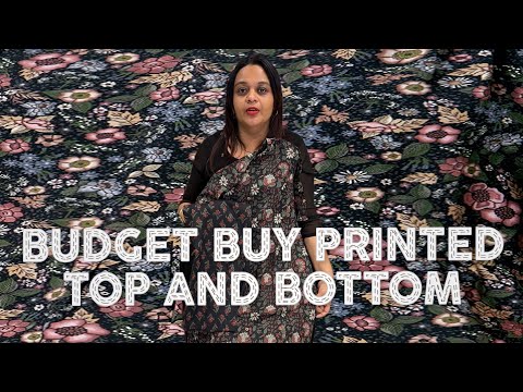 Budget buy printed top and bottom collections for booking visits
