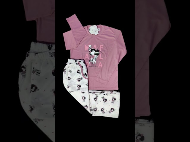Vídeo relacionado con NEXT Niñas Pack de 3 Pijamas abrigados y Estampados 100% algodón Eslogan Rosa/Amarillo 6 Años-7 Años
