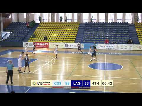 CN U15M - Locurile 7-8: CSȘ Târgu Jiu - Laguna București