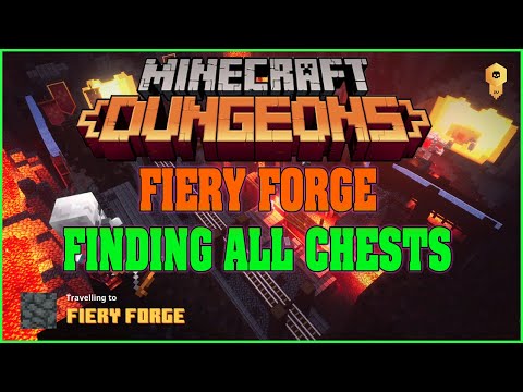 Proshockness - Minecraft Dungeons | Fiery Forge | Finding Secret Chests!