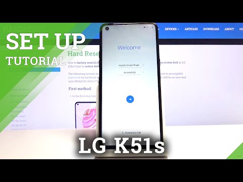 How to Set Up LG K51s - Configuration Tutorial / Initial Setup