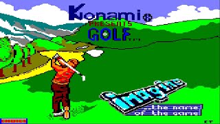 [Amstrad CPC] Konami's Golf - Longplay