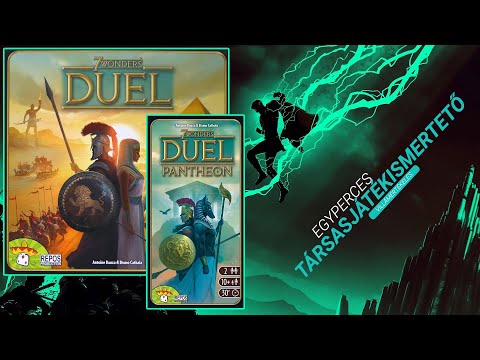 Egyperces társasjátékismertető | #87. 7 Csoda: Párbaj + Pantheon - Game-Obscura