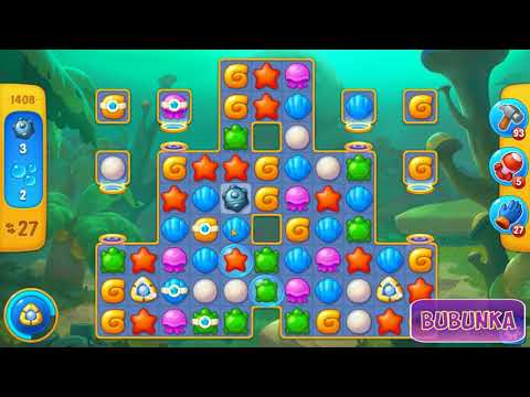 Fishdom level 1408 HD