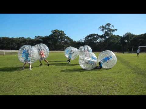 Bubble Soccer - Flying Kickoff