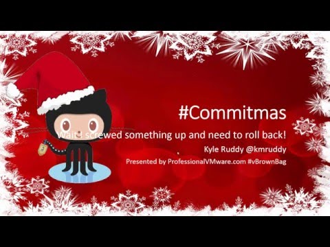 #Commitmas Follow-Up Git Revert restore files with Kyle Ruddy (@kmruddy)