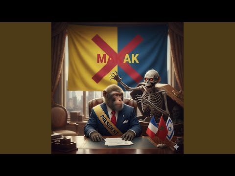 Le macaque a tourné le dos