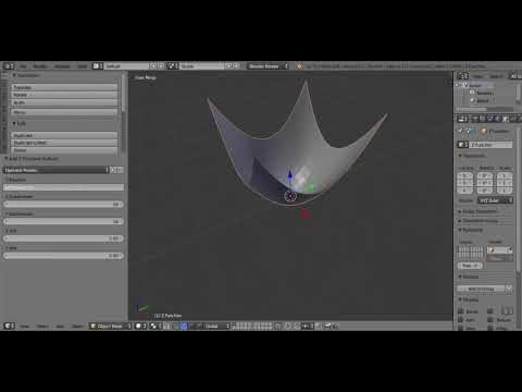 How To Create a Mesh from a Math Function - Blender !