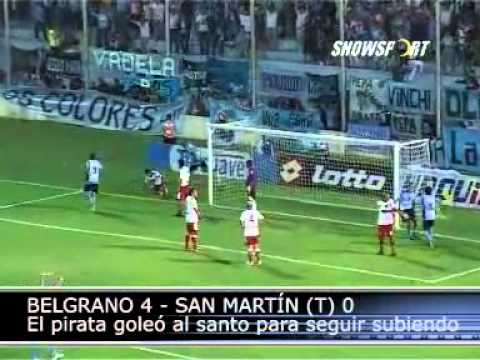 [Fecha 21] Belgrano 4 - San Martin (T) 0 [B Nacional 2010/2011]