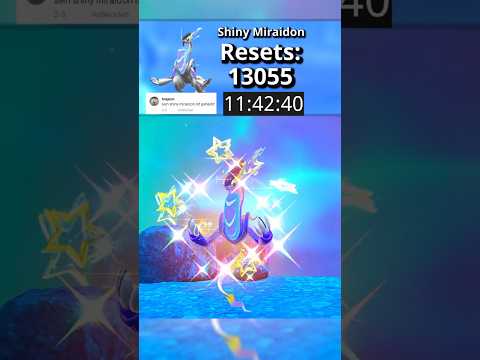 So Bekommt man Shiny Miraidon weil es mir so viele nicht glauben hab ich ihn gefangen #shorts