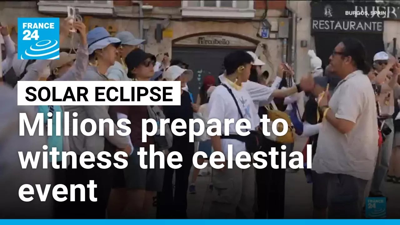 Rare total solar eclipse to cross Europe • FRANCE 24 English